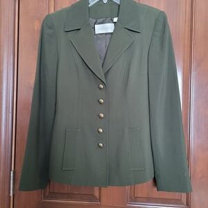 Dana Buchman Olive Green Women's Blazer